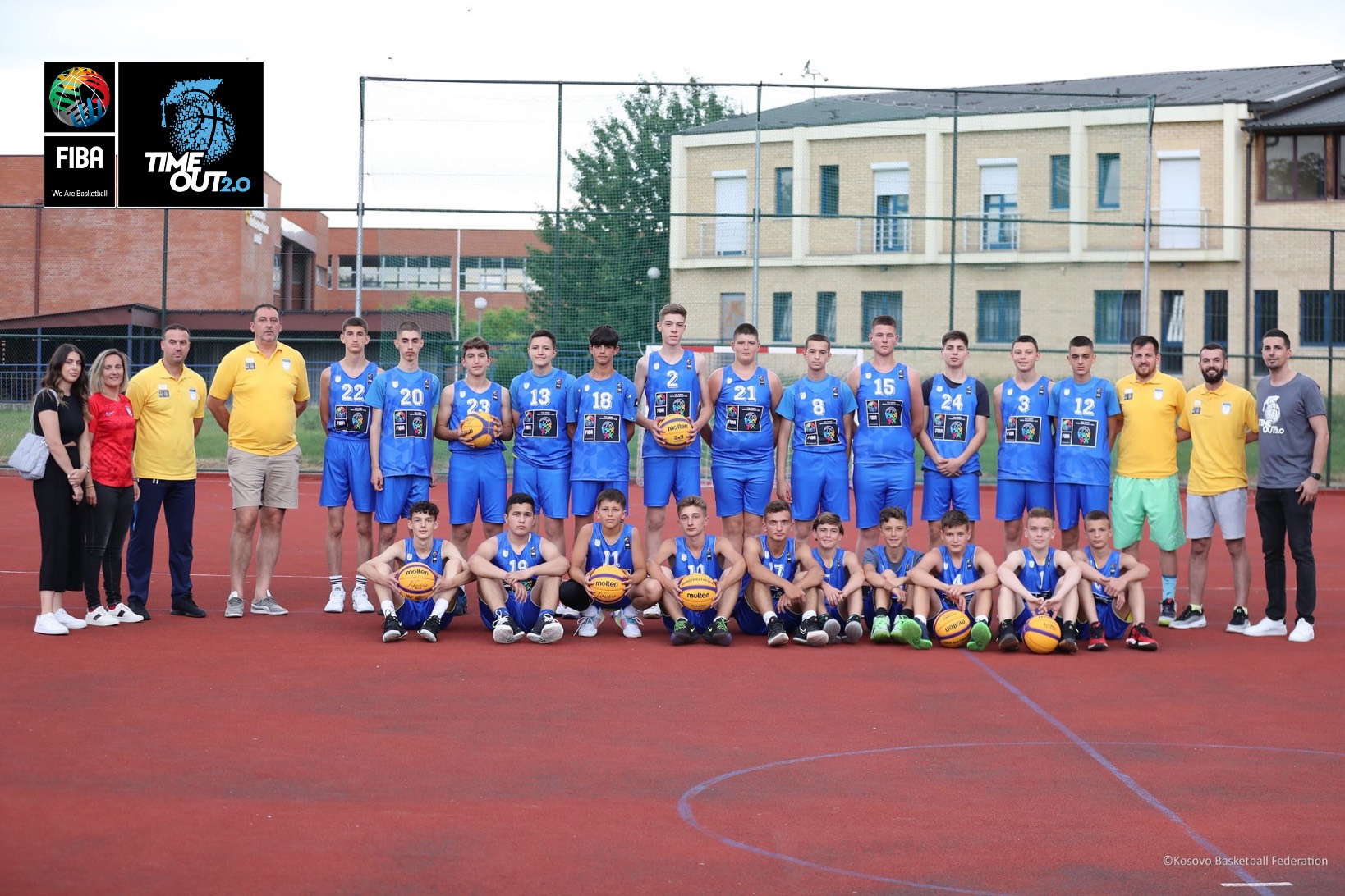 Programi FIBA Time Out 2.0 i ndihmon Rugovës të kryesojë me sukses organizimin e Kampit Nacional të FBK-së